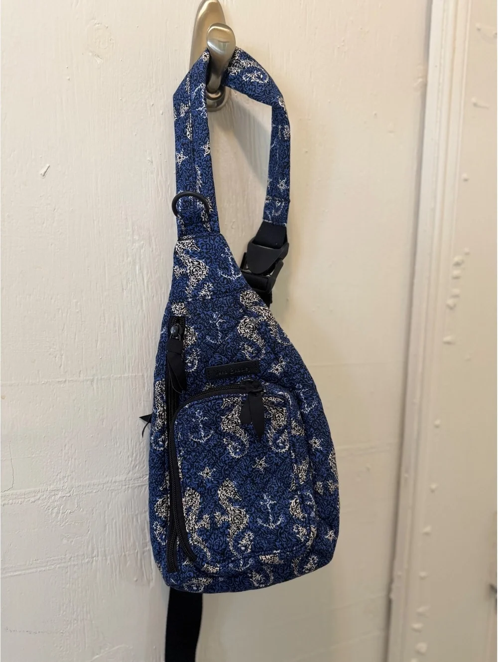 Vera Bradley Seahorse of Course Mini Sling Backpack, NWOT